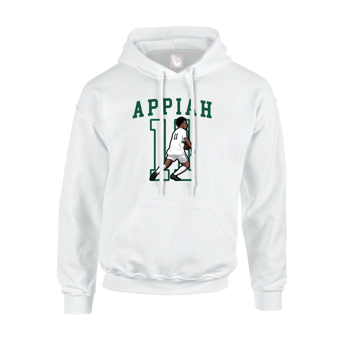 Hoodie — Shirsey in White