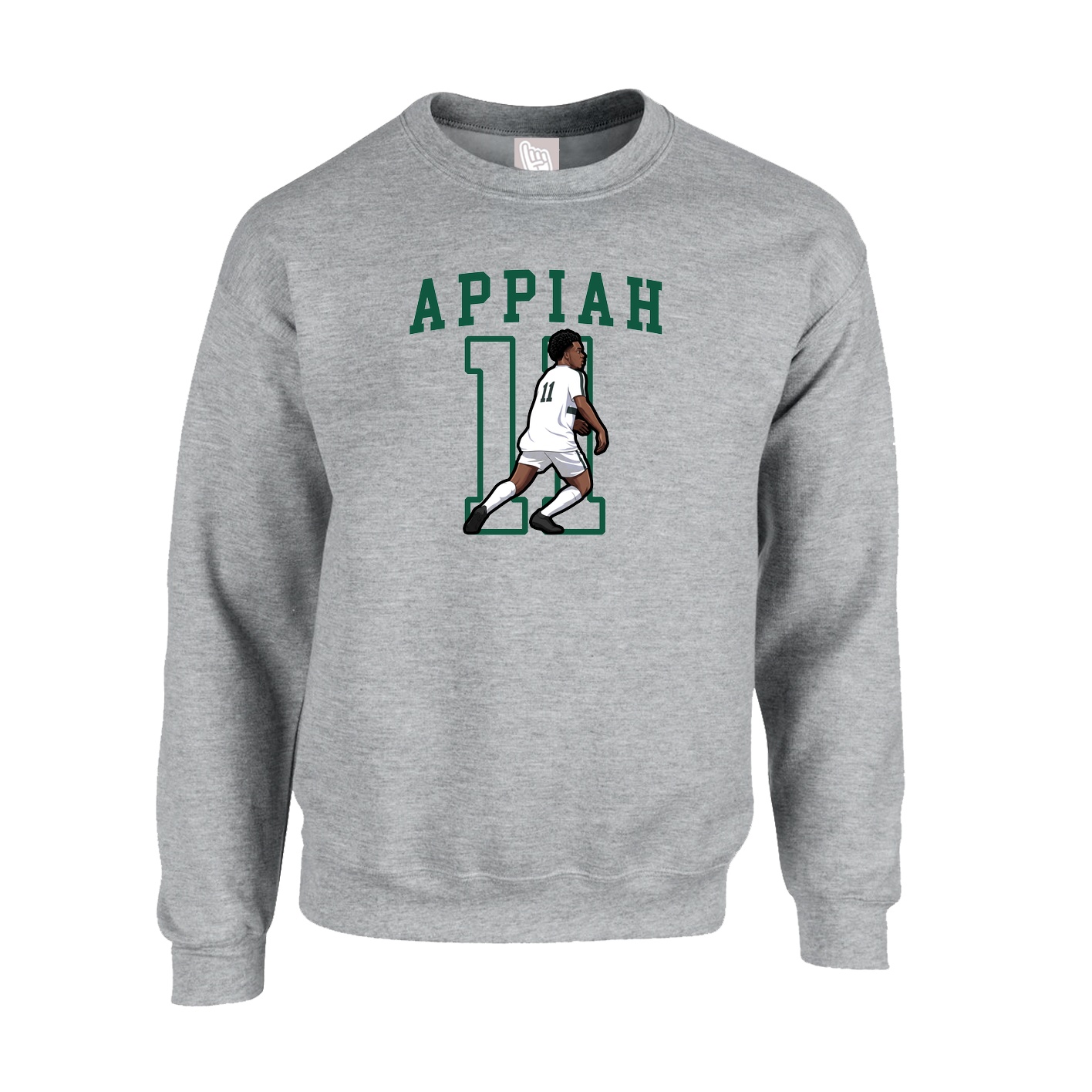 Fleece Crew — Shirsey in Grey