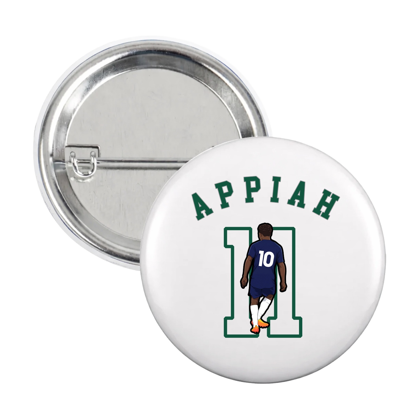 Game Day Button — Shirsey Arch in White
