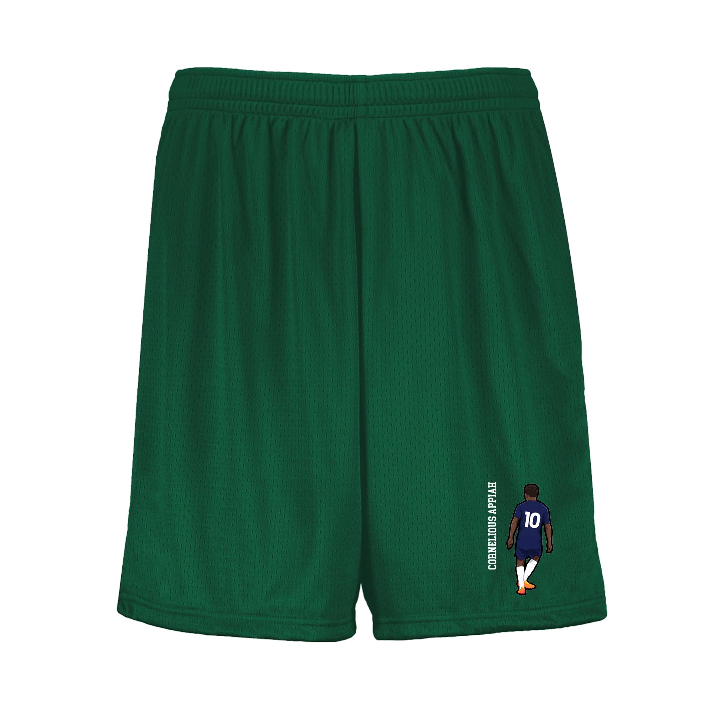 Shorts — Name Vertical in Green