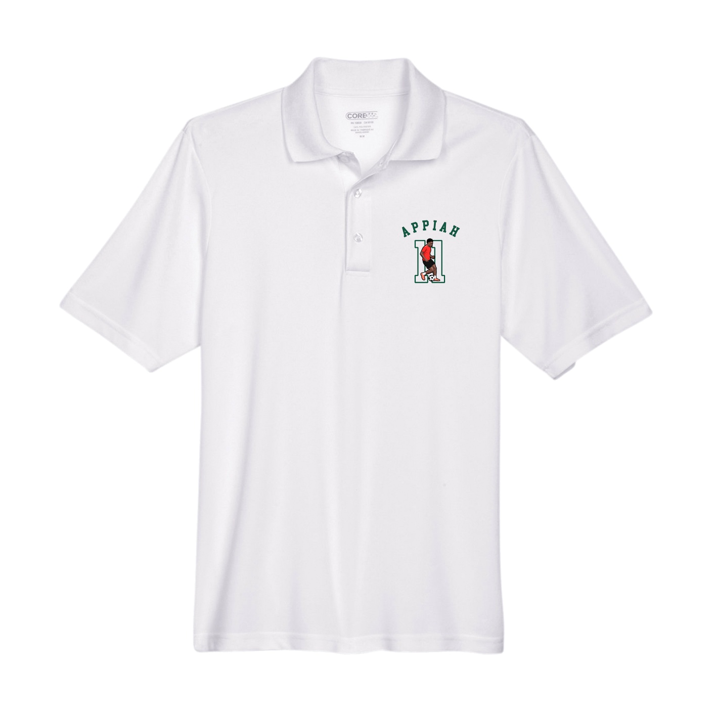 Performance Polo — Shirsey Arch in White