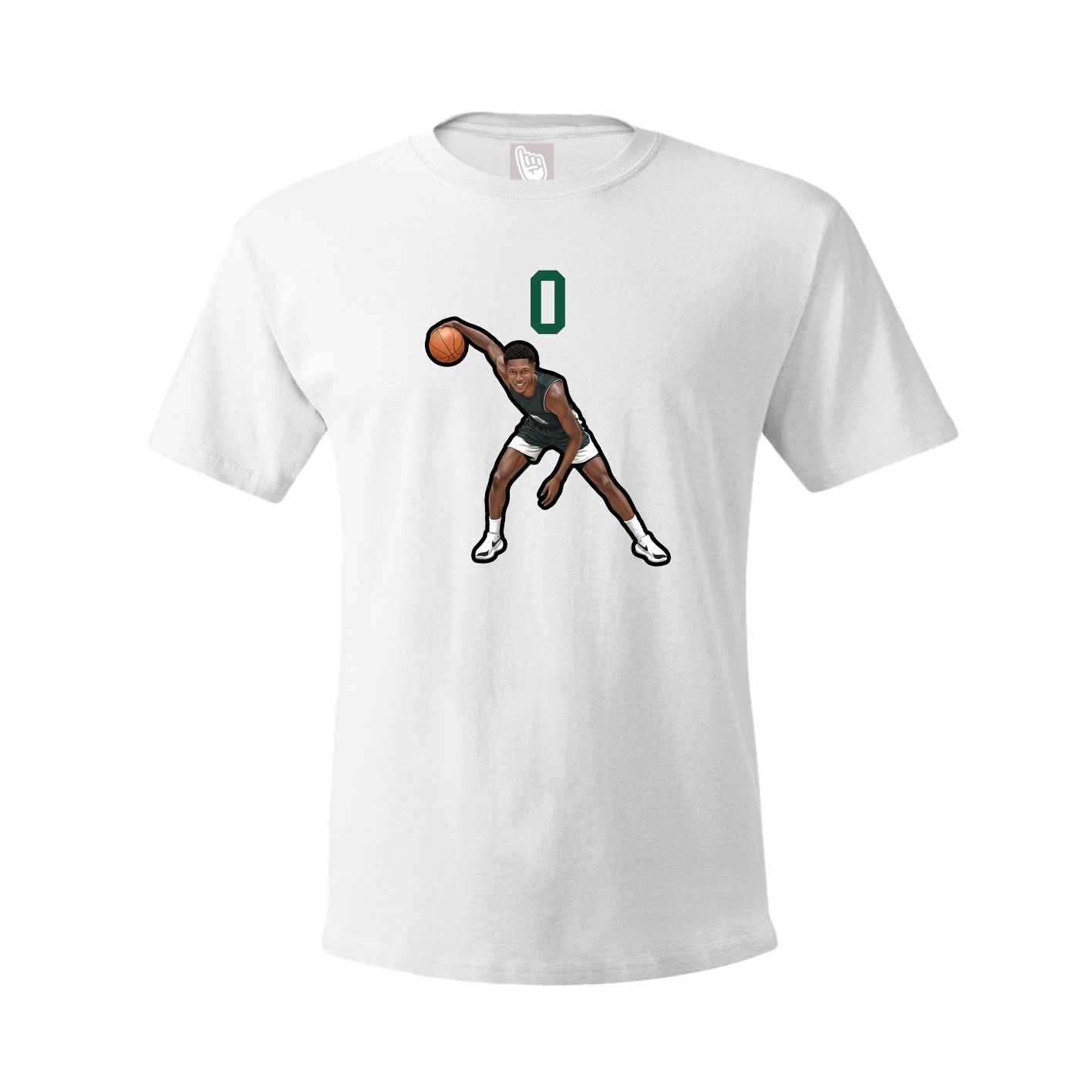 Tee — Number Top in White