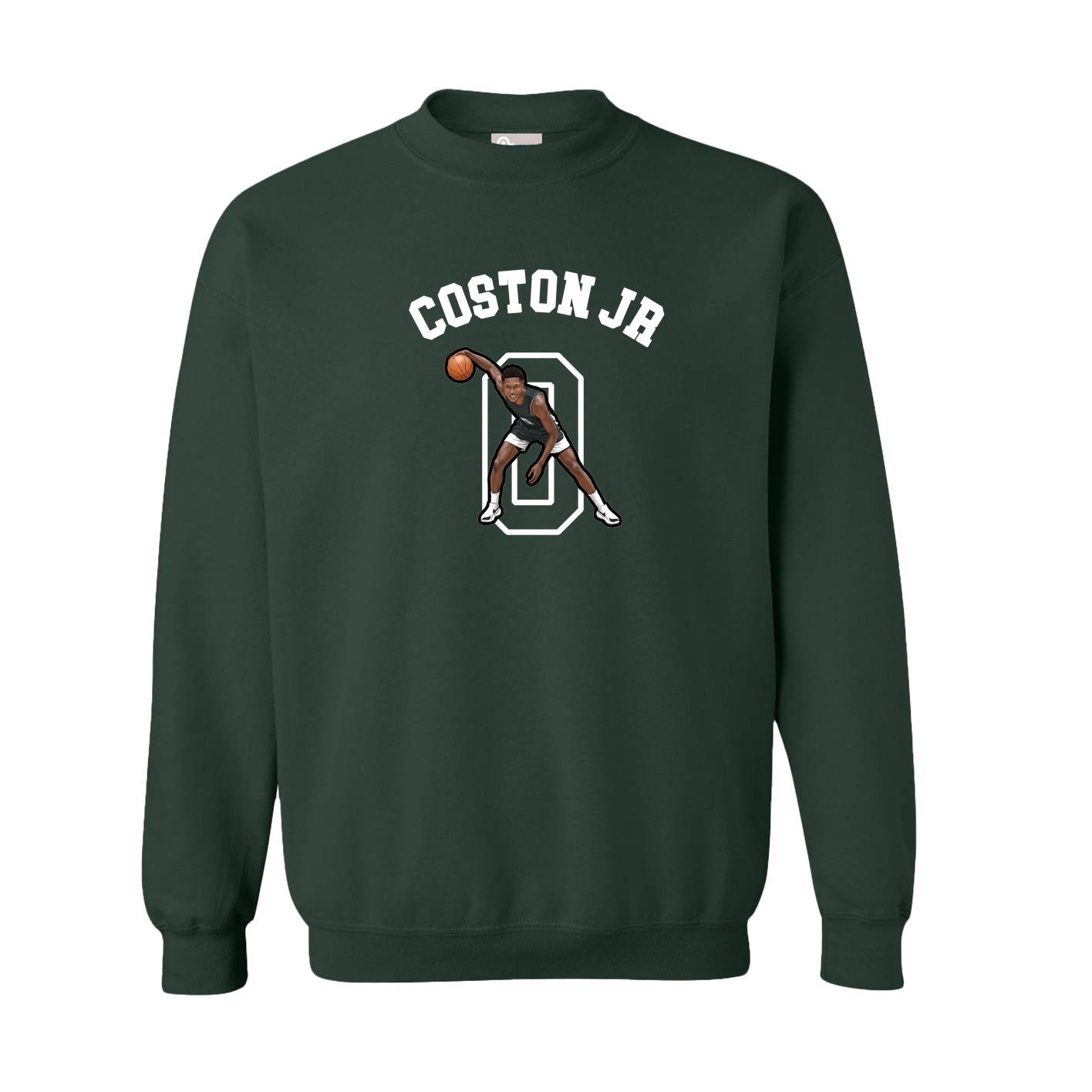 Fleece Crew — Shirsey Arch in Green