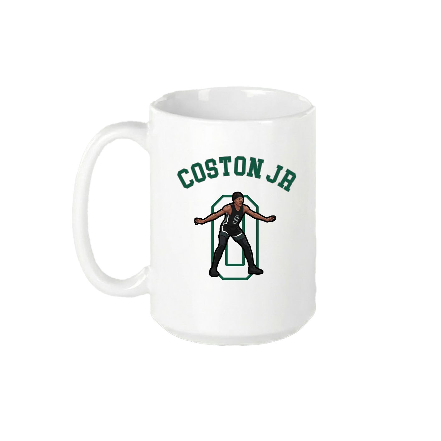 15oz Coffee Mug — Shirsey Arch in White