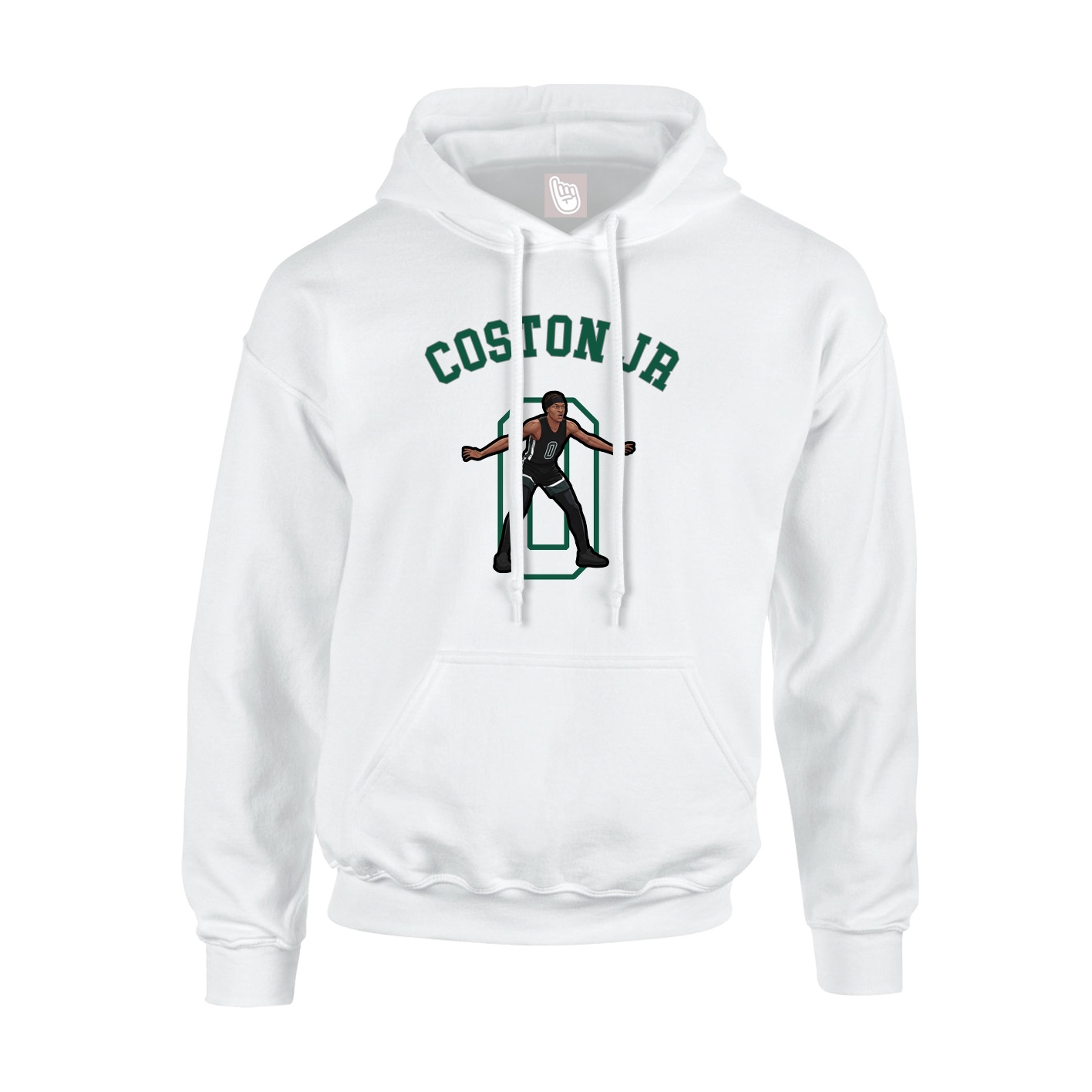 Youth Hoodie — Shirsey Arch in White