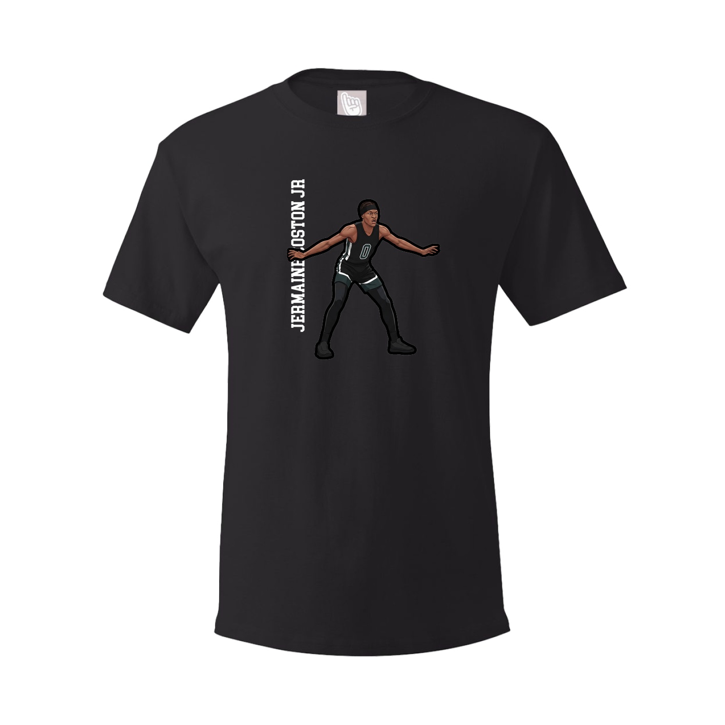 Tee — Name Vertical in Black