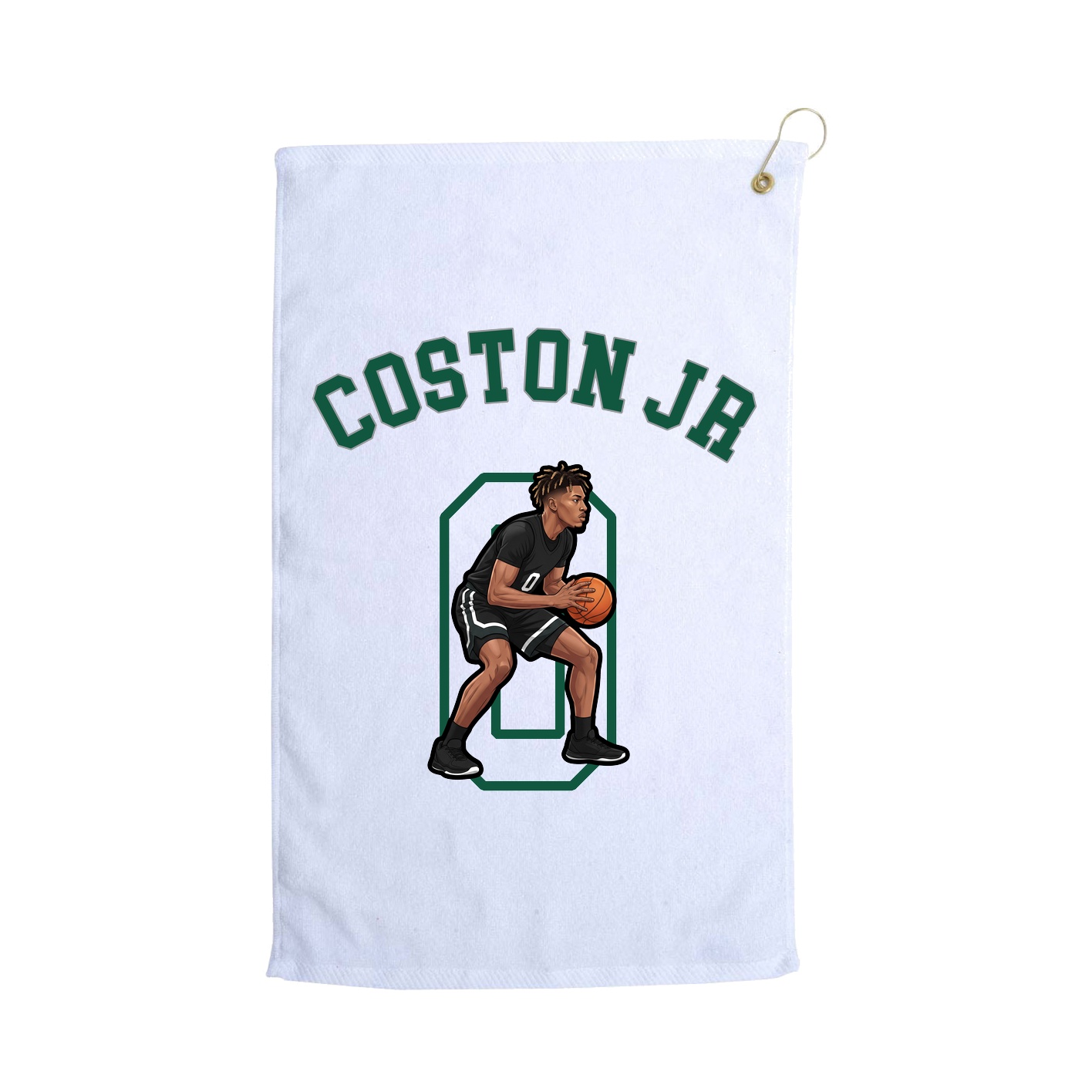 Golf Towel — Shirsey Arch in White