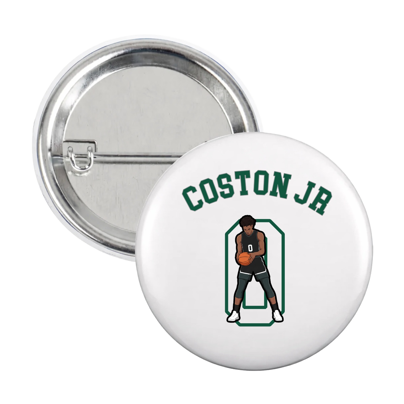 Game Day Button — Shirsey Arch in White