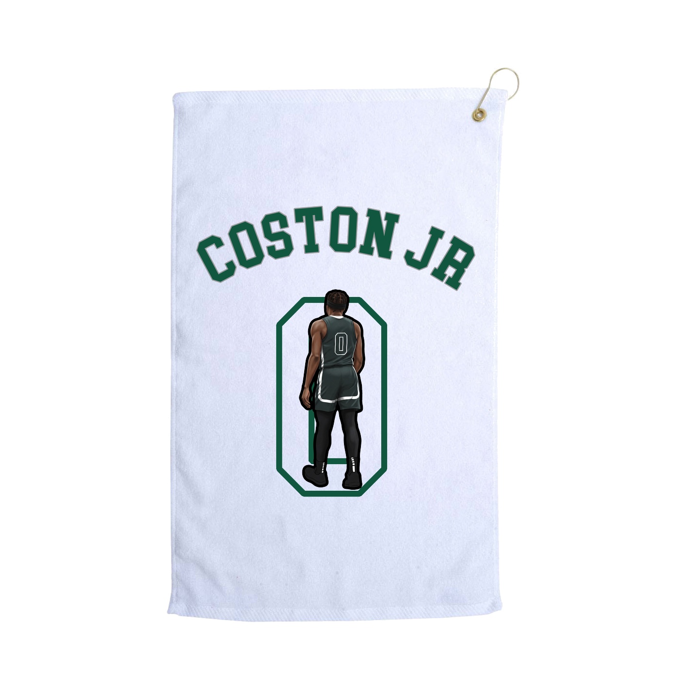 Golf Towel — Shirsey Arch in White