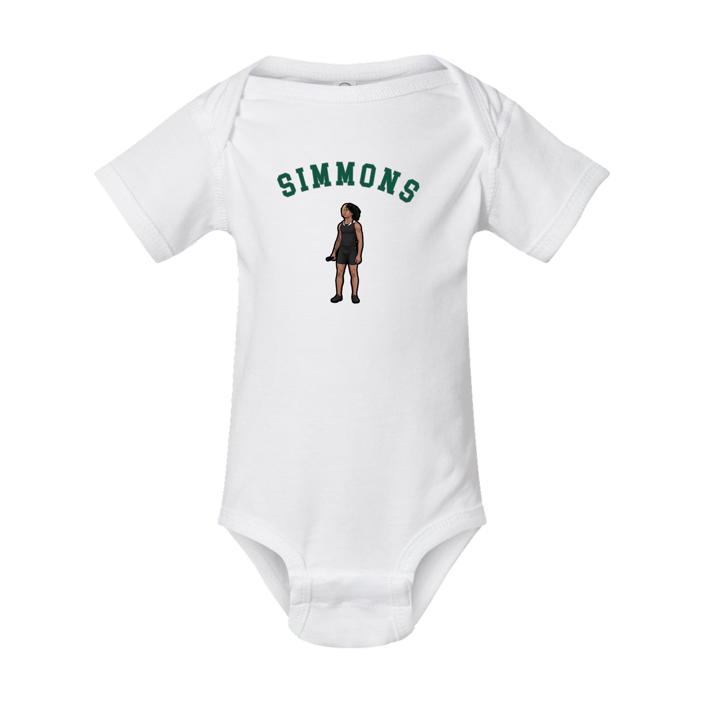 Baby Onesie — Shirsey Arch in White