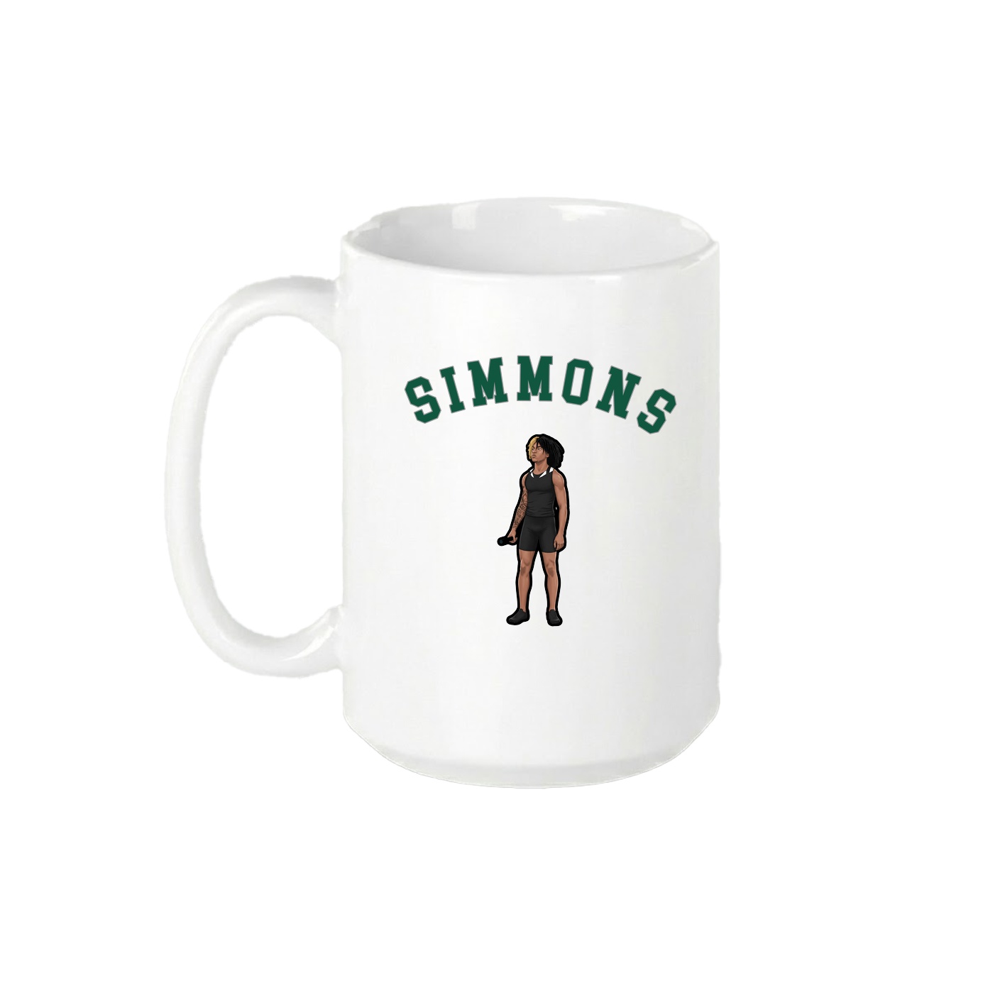 15oz Coffee Mug — Shirsey Arch in White