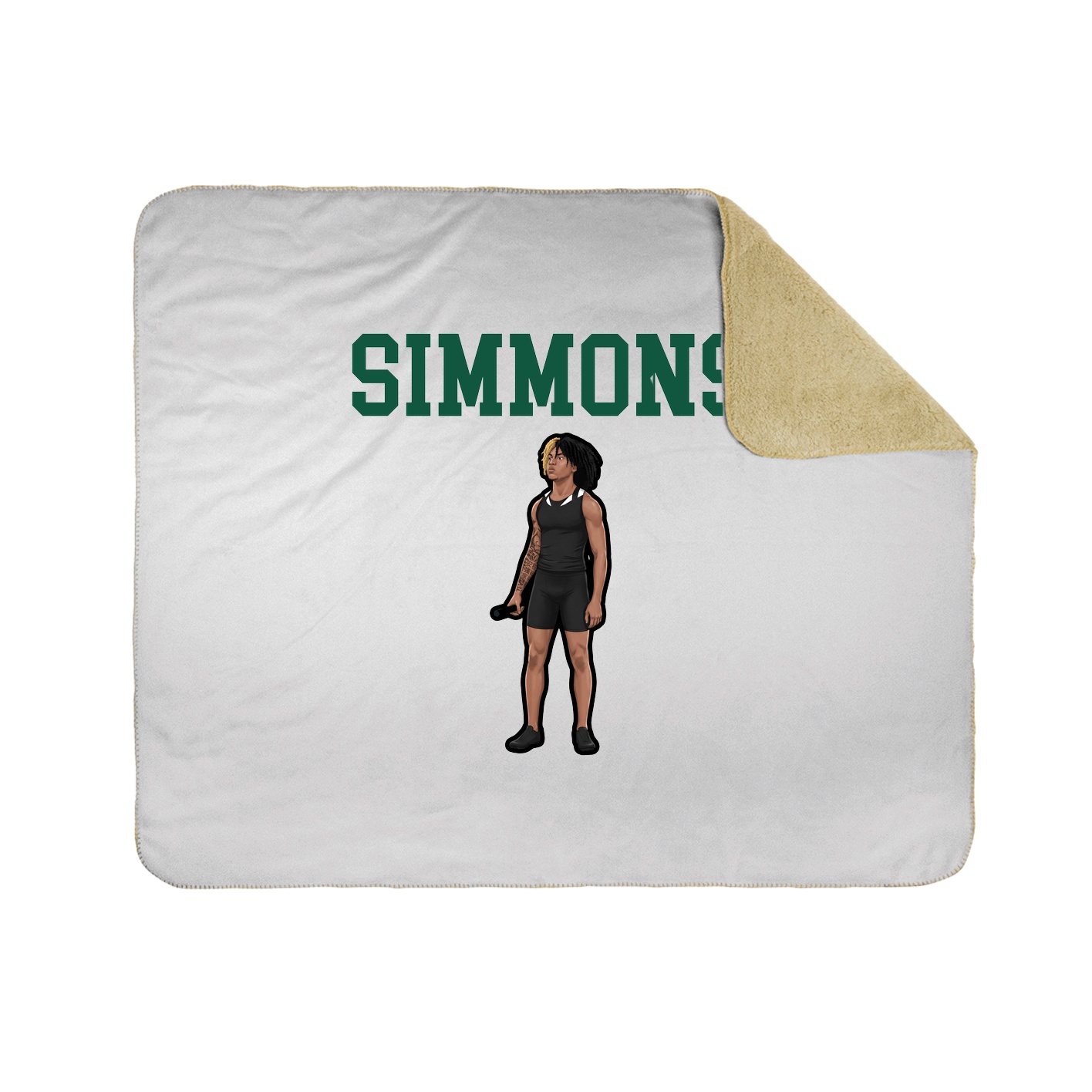 Throw Blanket — Shirsey in White