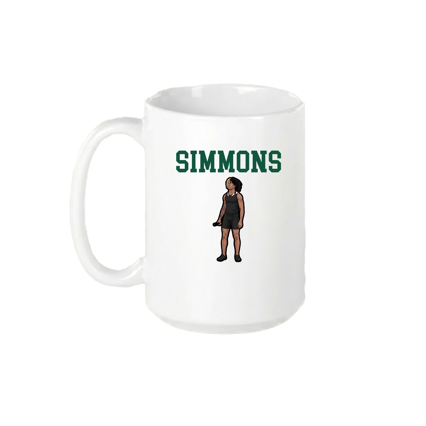 15oz Coffee Mug — Shirsey in White