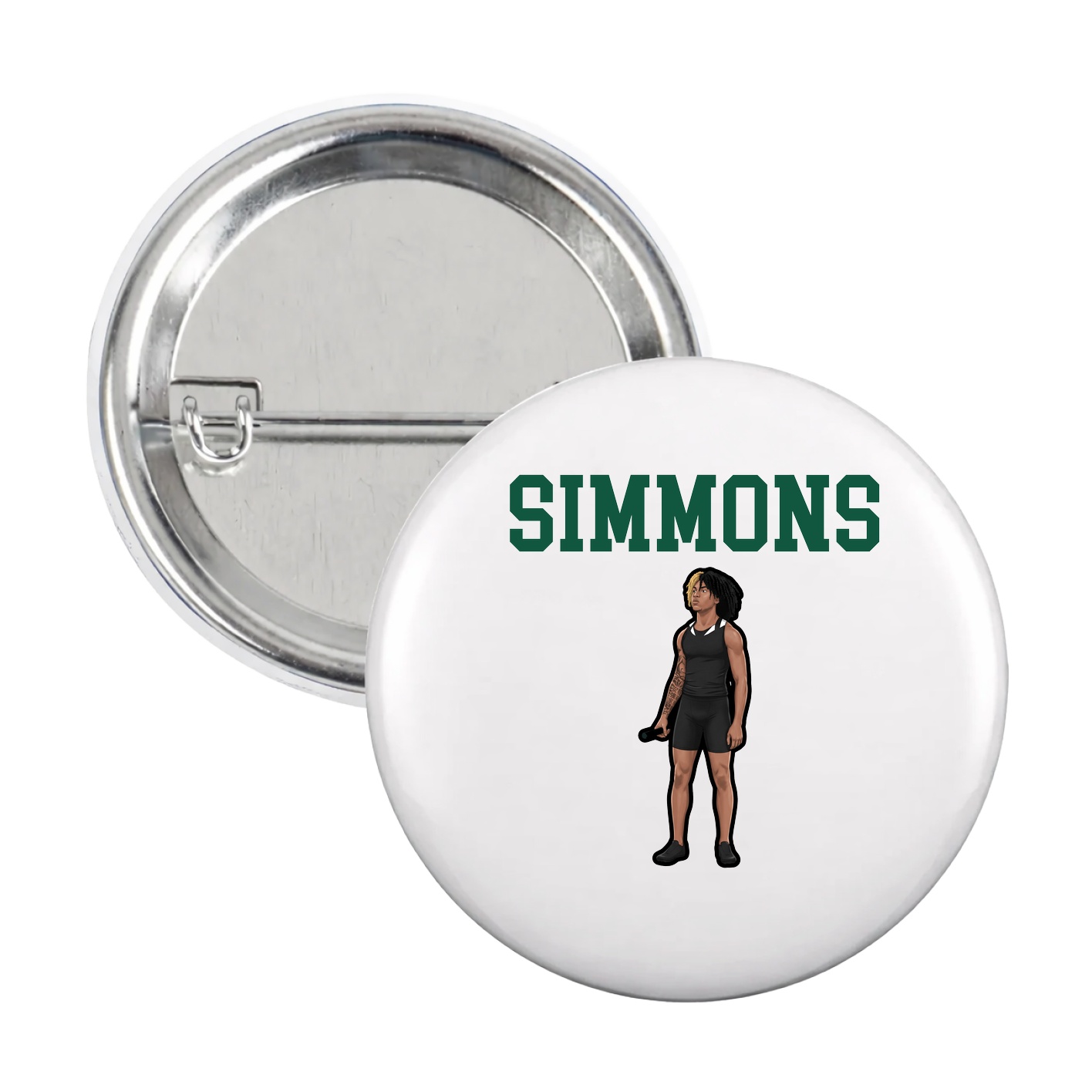 Game Day Button — Shirsey in White