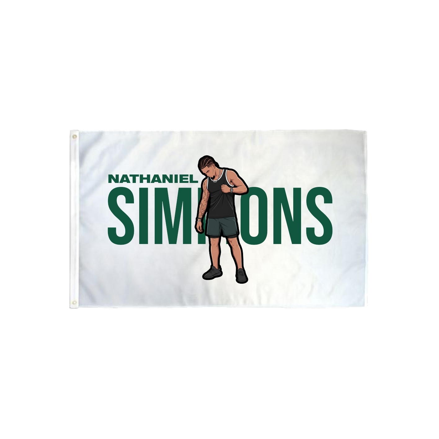 3x5 Flag — Player Name in Classic