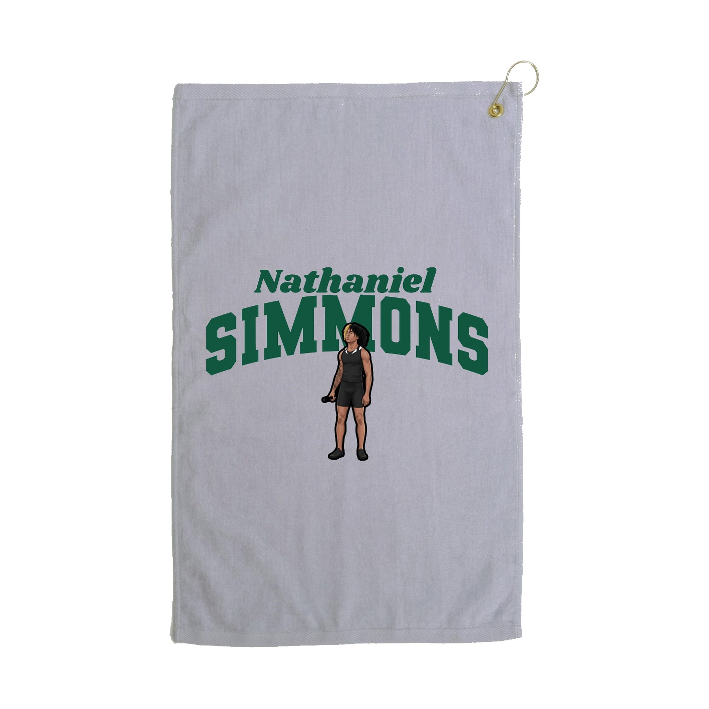 Golf Towel — Signature Arch in Grey