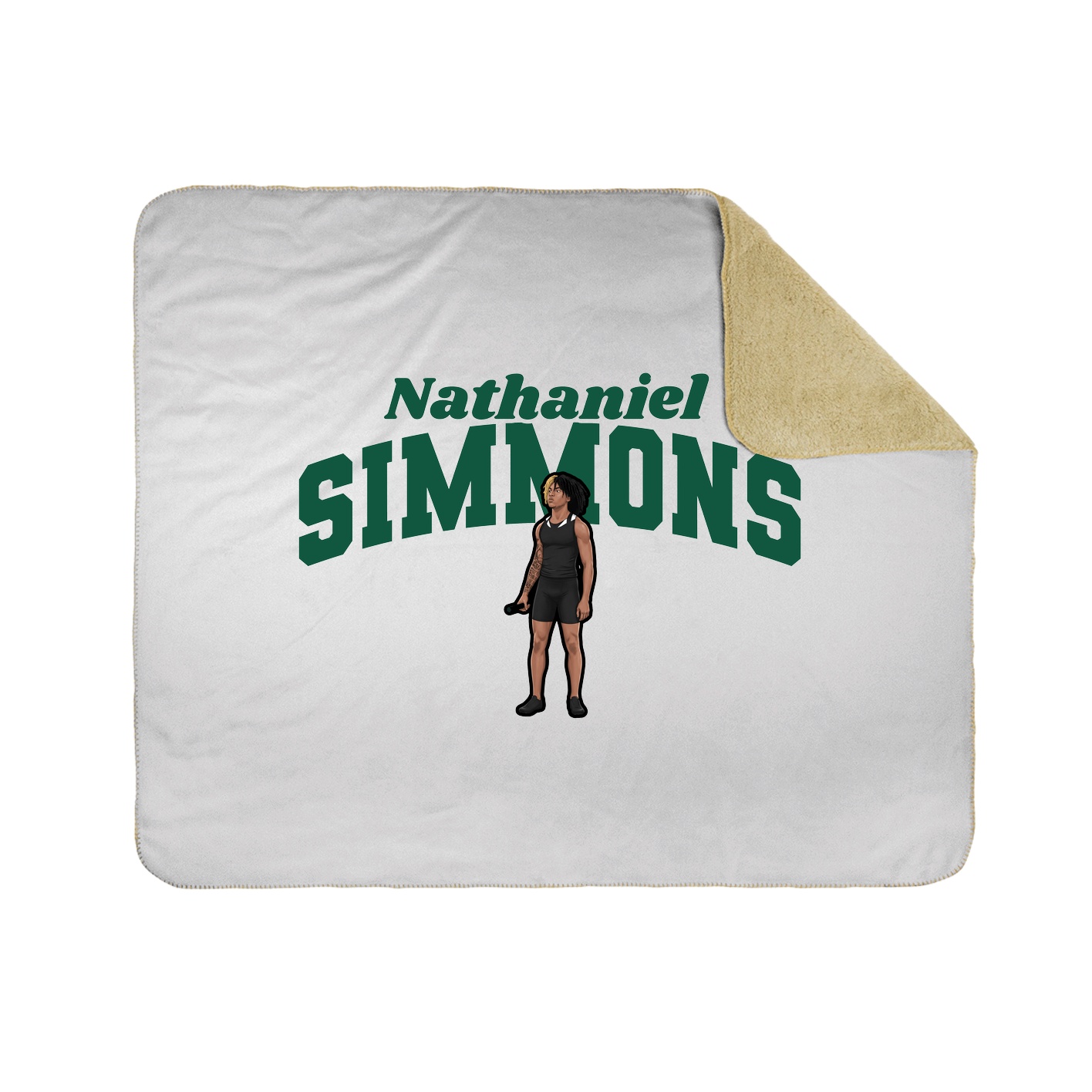Throw Blanket — Signature Arch in White