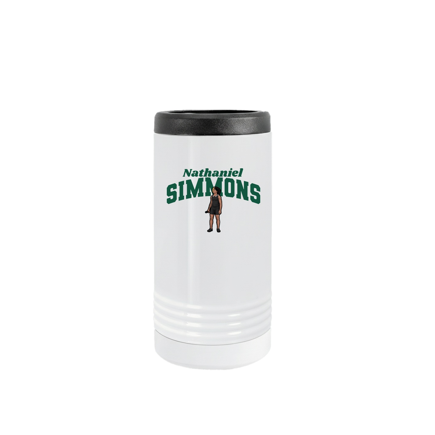 Slim Beverage Holder — Signature Arch in White