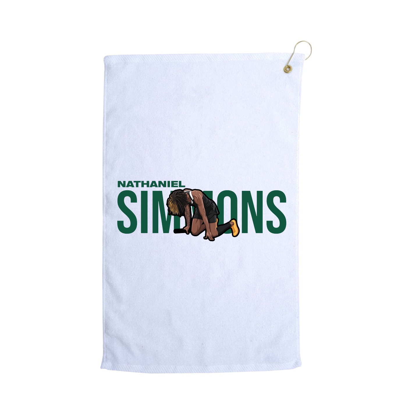 Golf Towel — Player Name in White