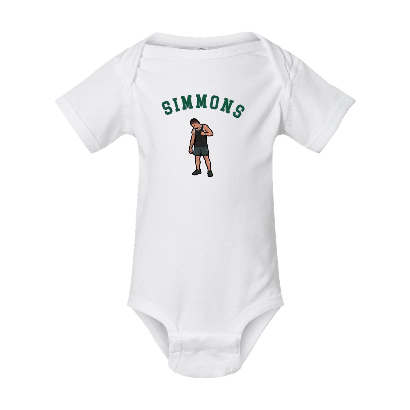Baby Onesie — Shirsey Arch in White