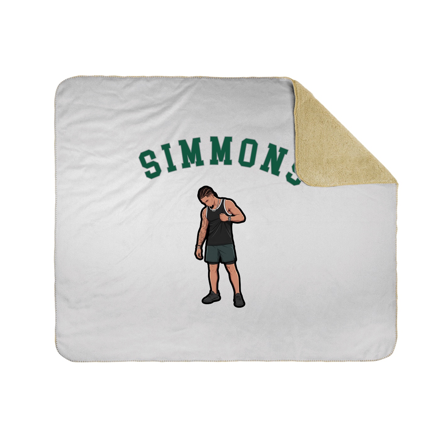 Throw Blanket — Shirsey Arch in White