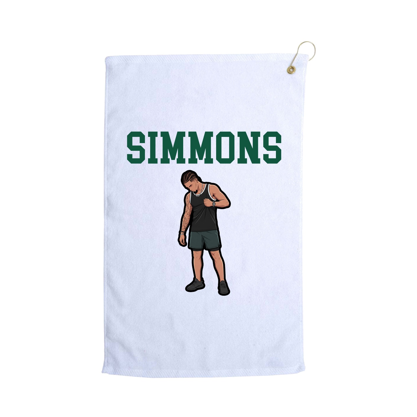 Golf Towel — Shirsey in White