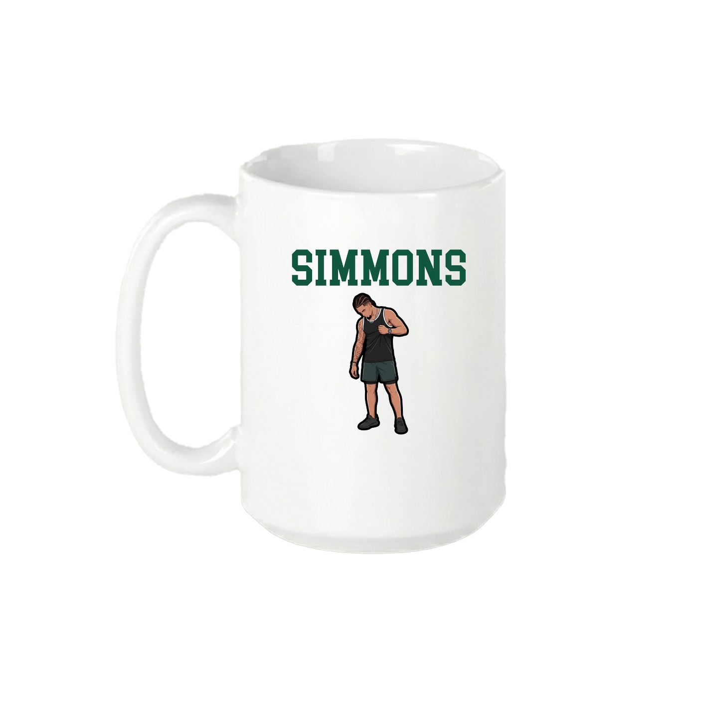 15oz Coffee Mug — Shirsey in White