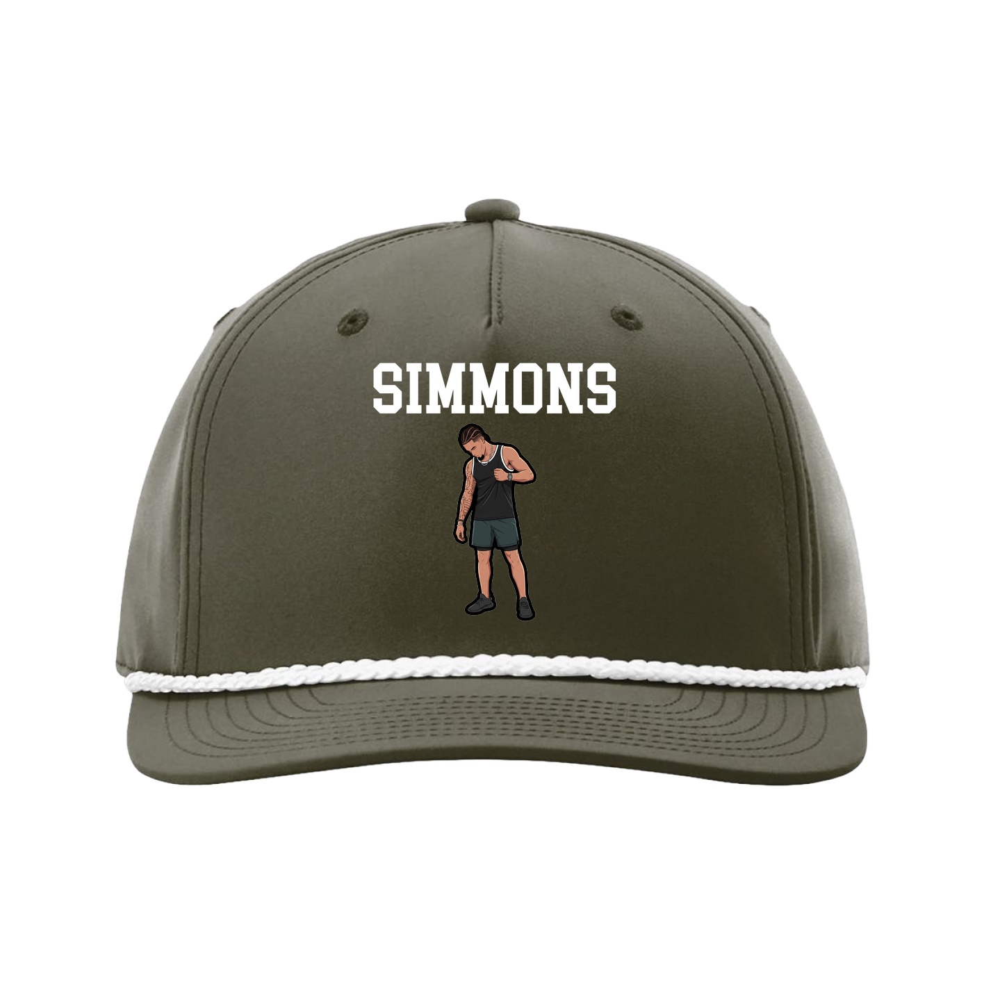 Five-Panel Classic Rope Cap — Shirsey in Green