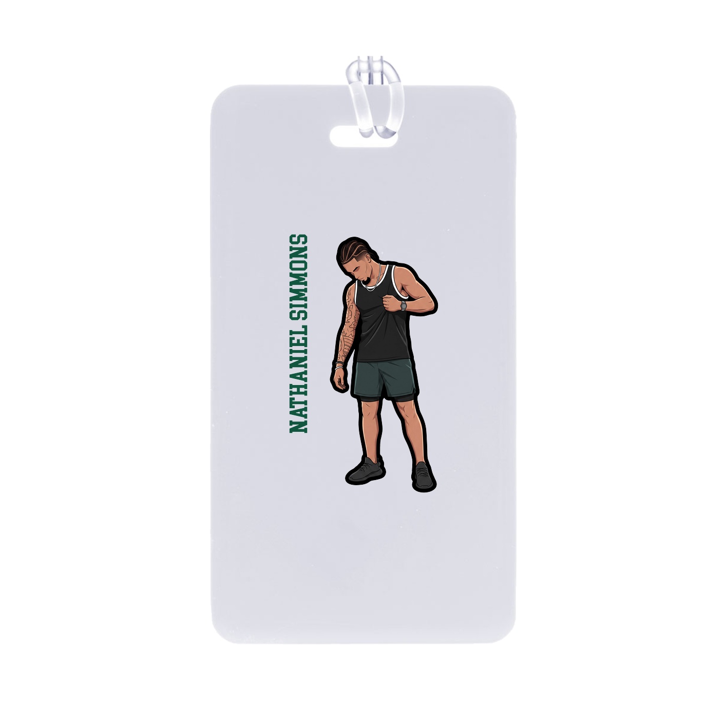 Bag Tag — Name Vertical in Classic
