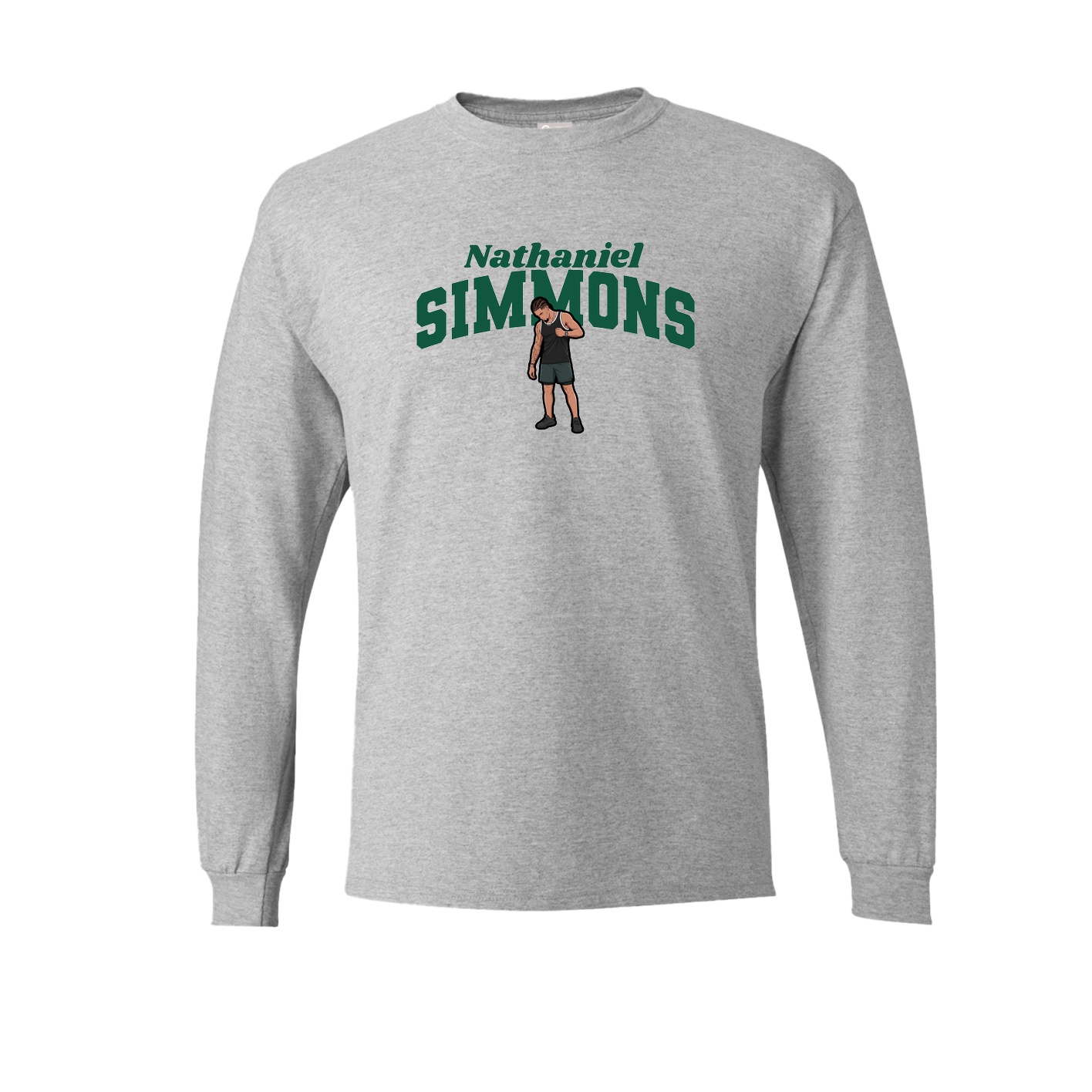 Long Sleeve Tee — Signature Arch in Grey
