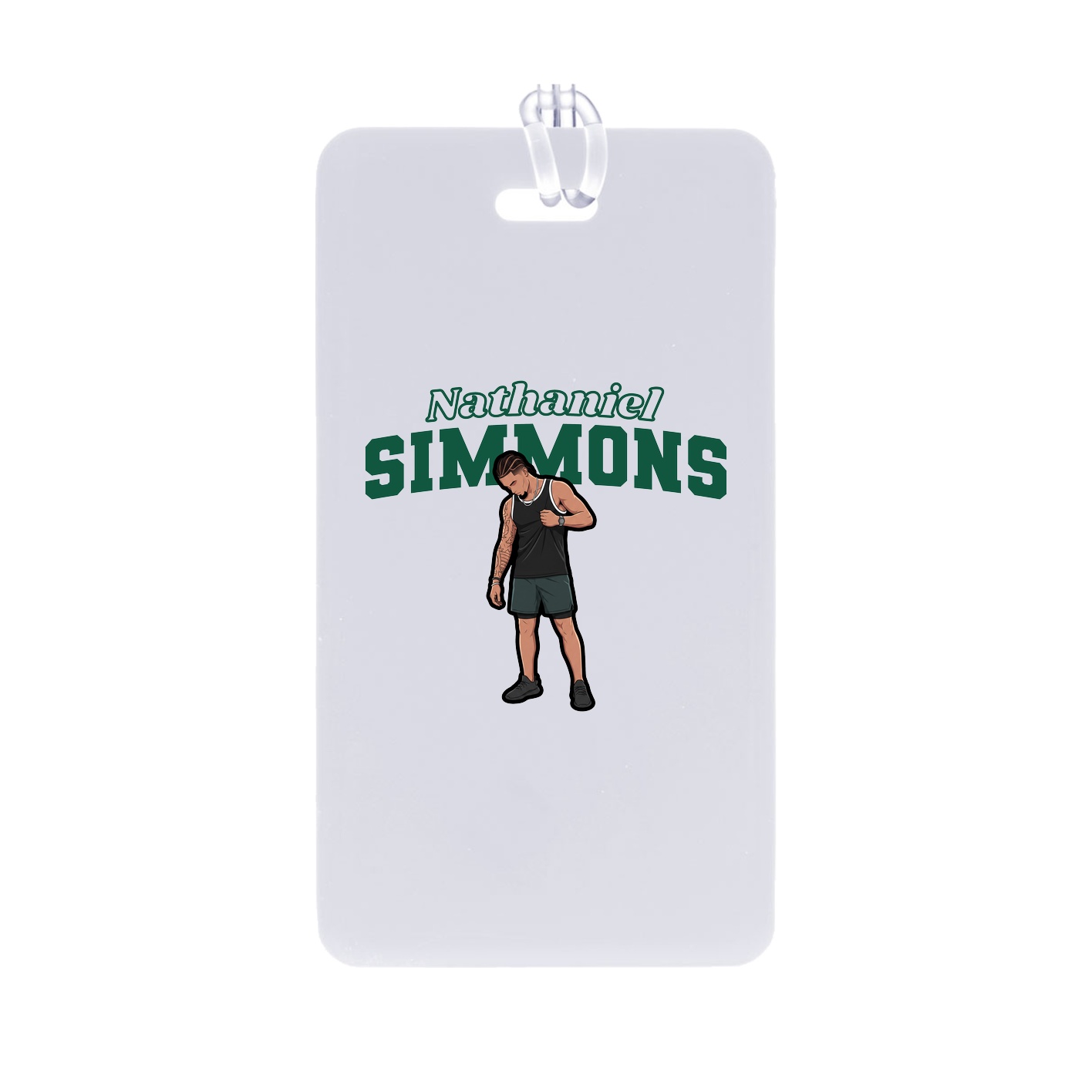 Bag Tag — Name Arch in Classic
