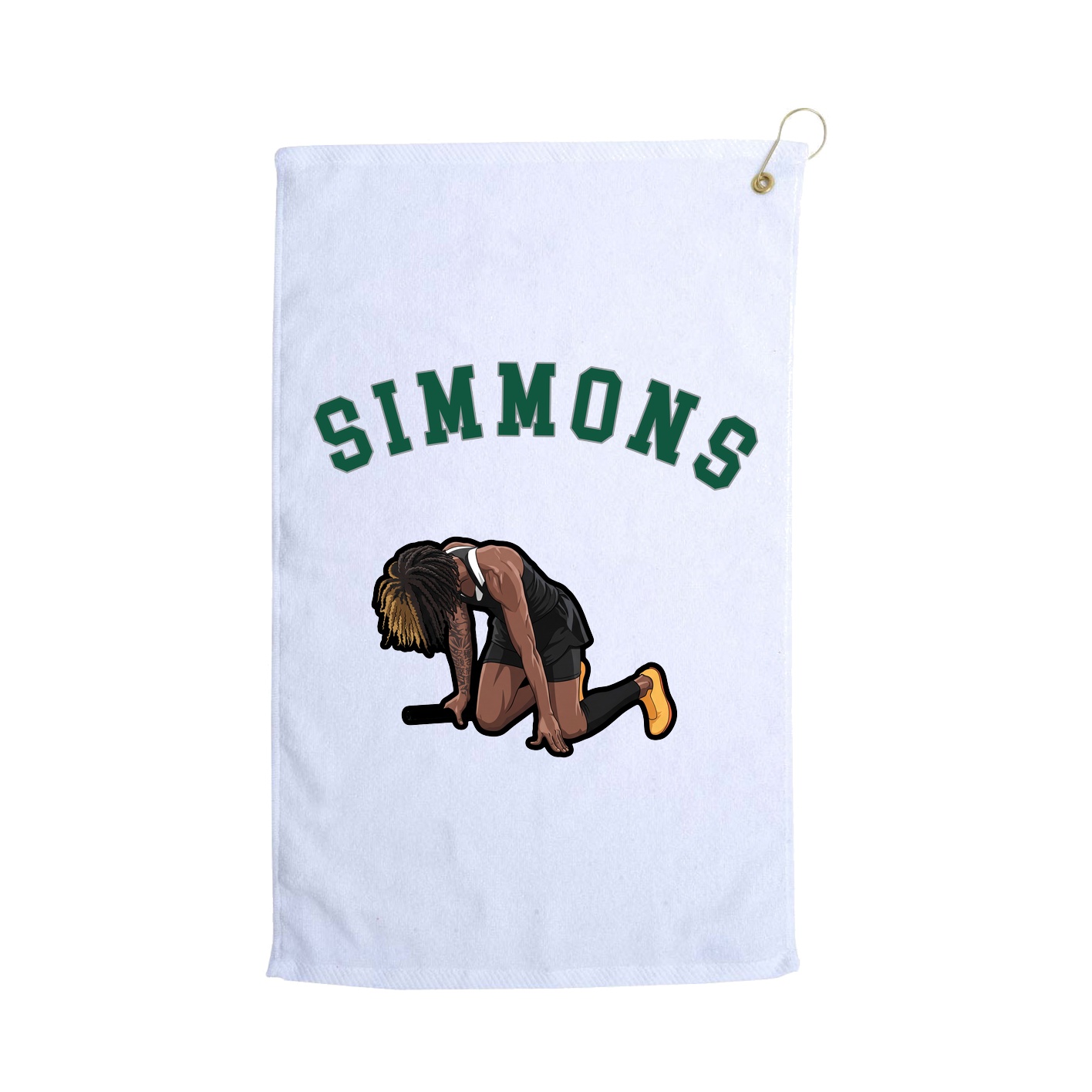 Golf Towel — Shirsey Arch in White
