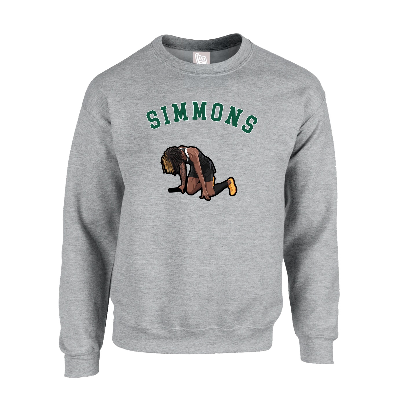 Fleece Crew — Shirsey Arch in Grey