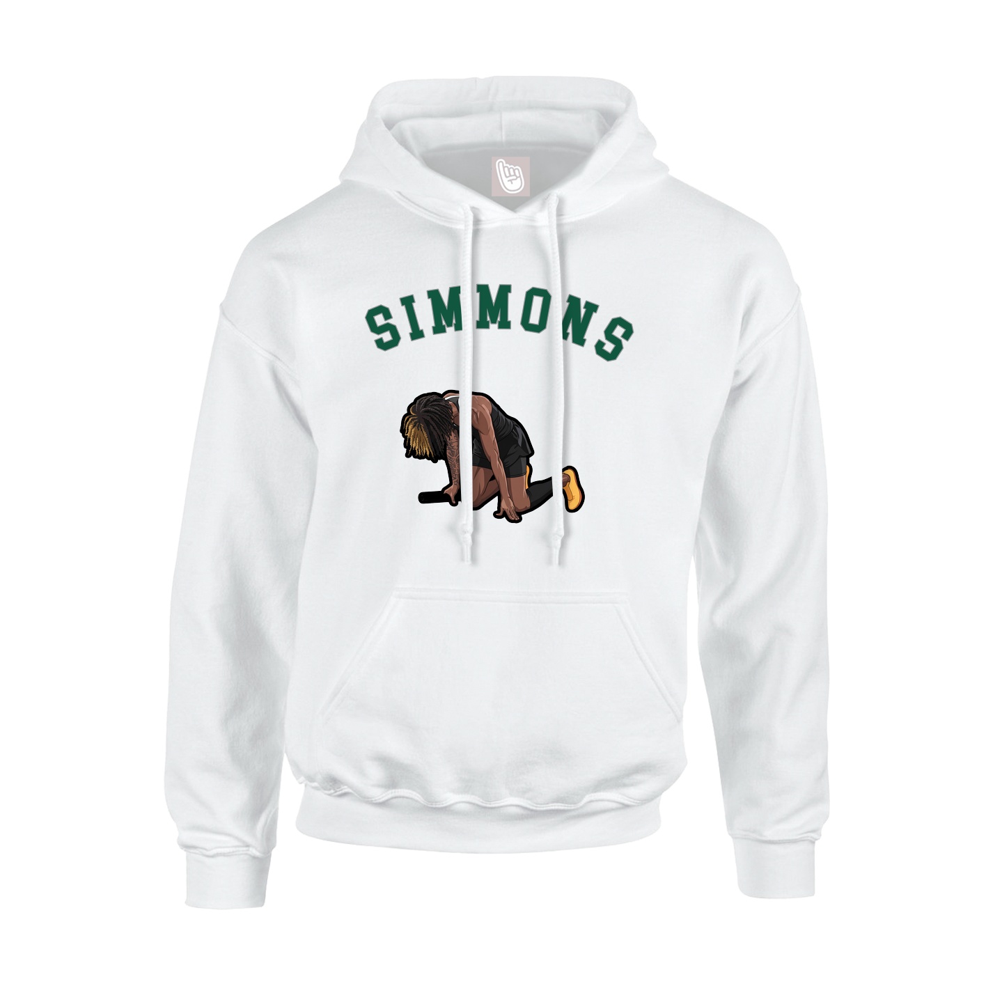 Youth Hoodie — Shirsey Arch in White