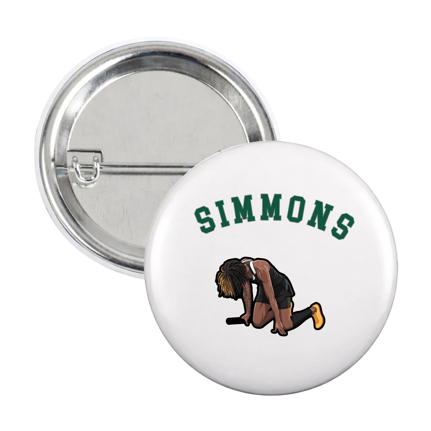 Game Day Button — Shirsey Arch in White