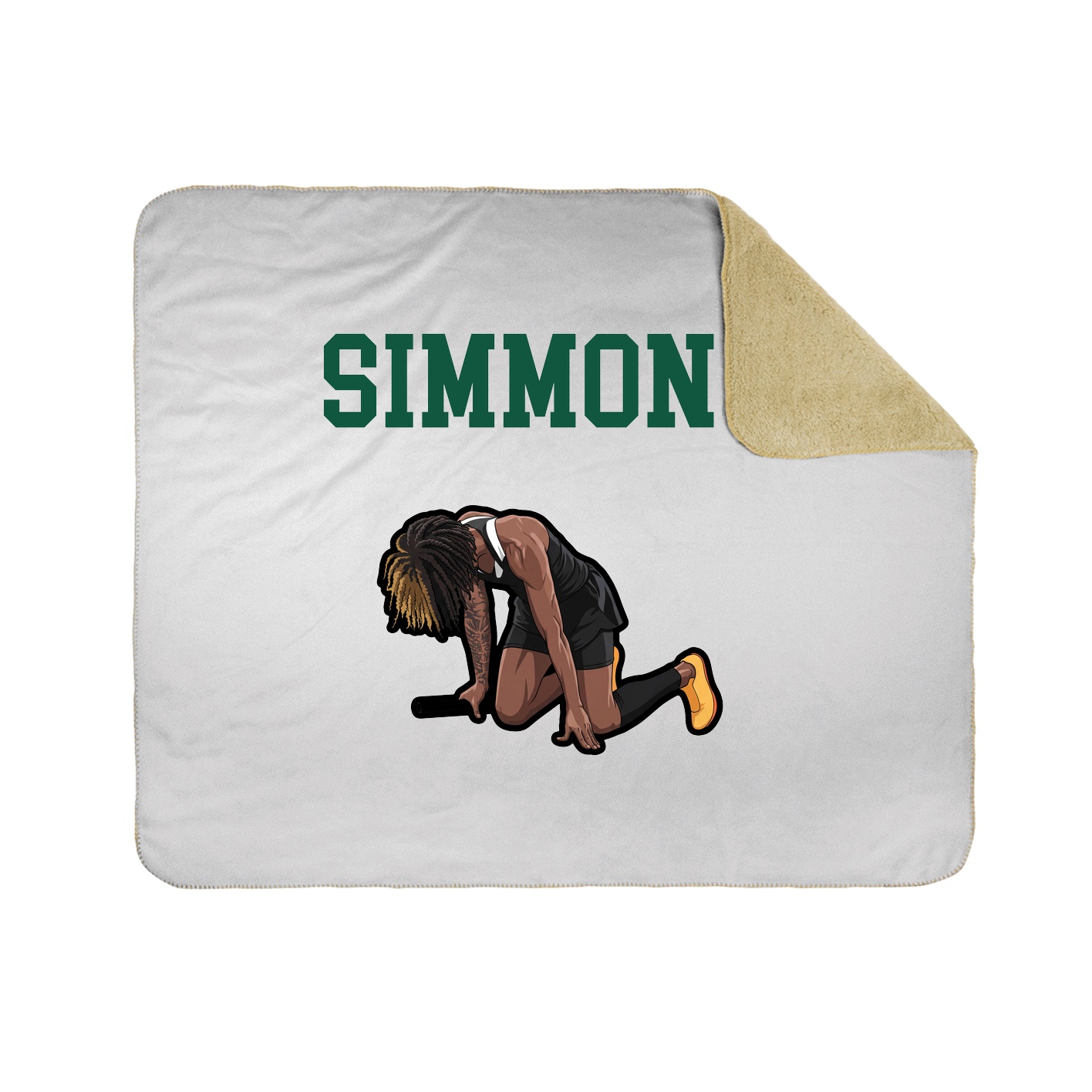 Throw Blanket — Shirsey in White