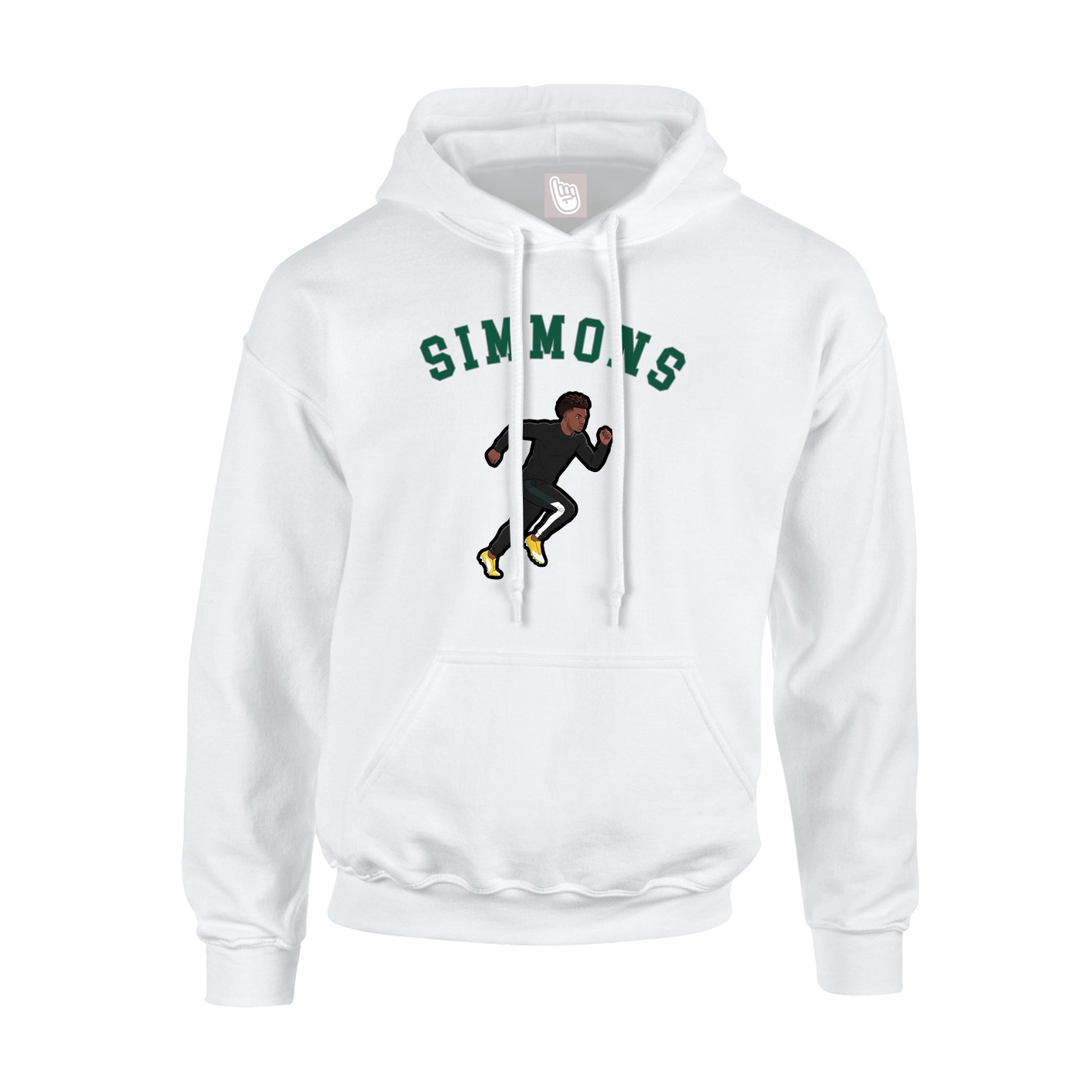 Hoodie — Shirsey Arch in White