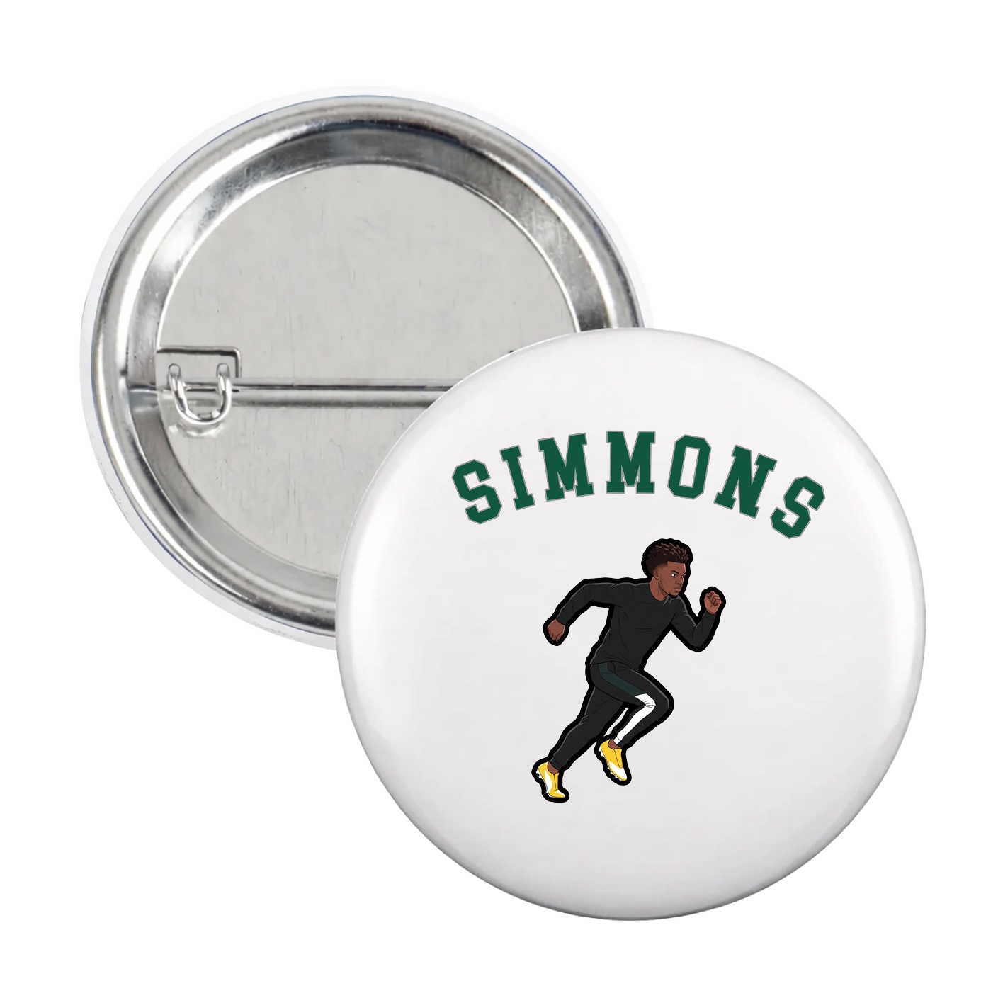 Game Day Button — Shirsey Arch in White