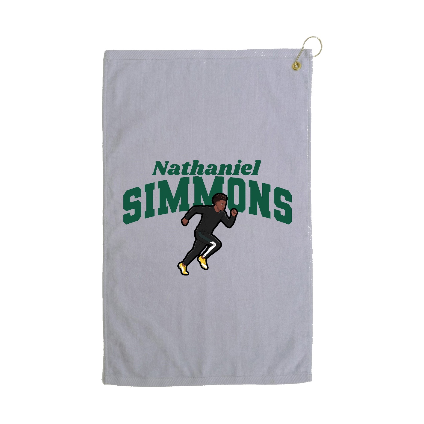 Golf Towel — Signature Arch in Grey