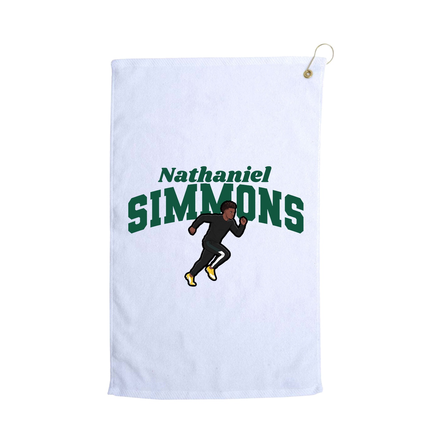 Golf Towel — Signature Arch in White