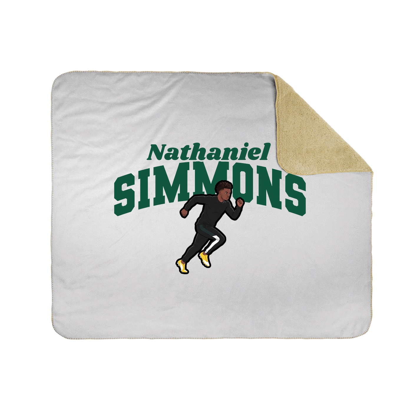 Throw Blanket — Signature Arch in White
