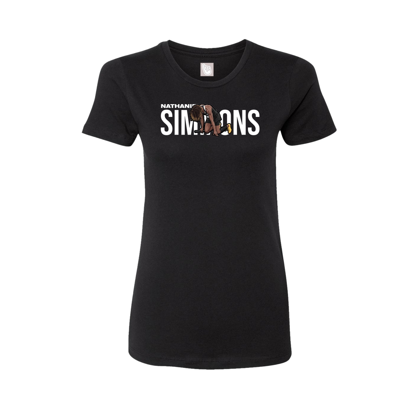 Womens Tee — Player Name in Black