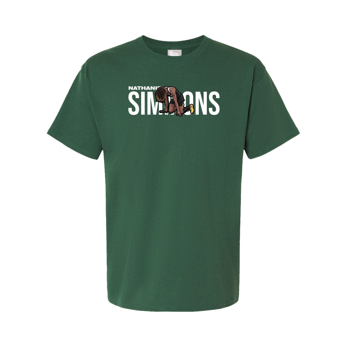 Youth Tee — Player Name in Green