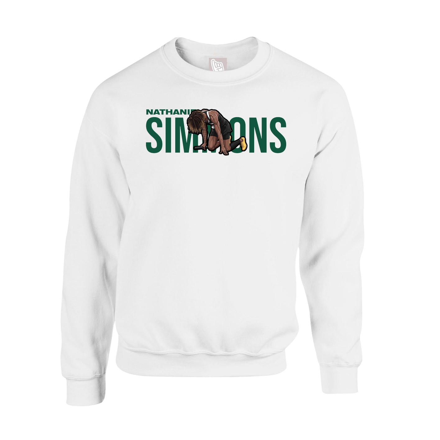 Fleece Crew — Player Name in White