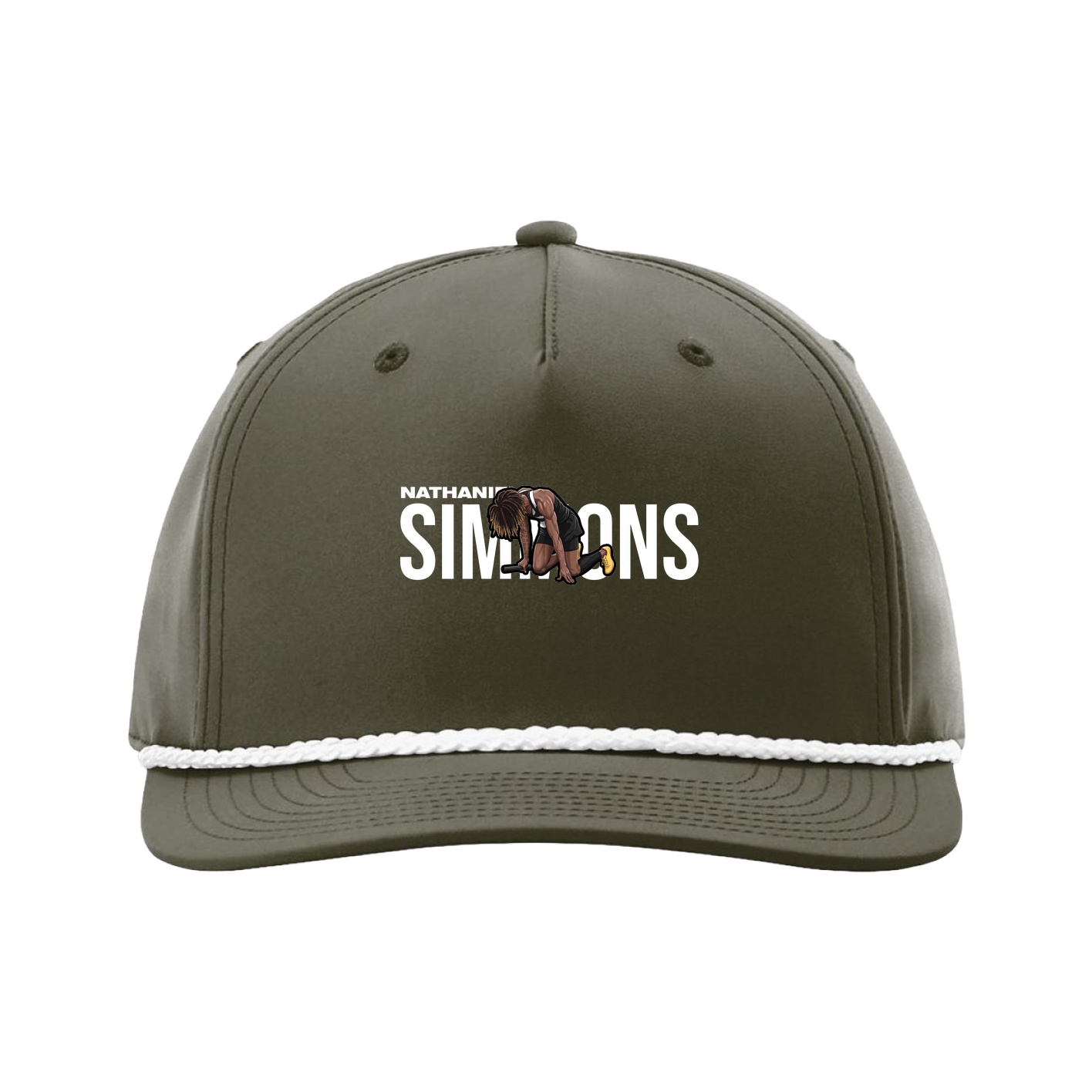 Five-Panel Classic Rope Cap — Player Name in Green