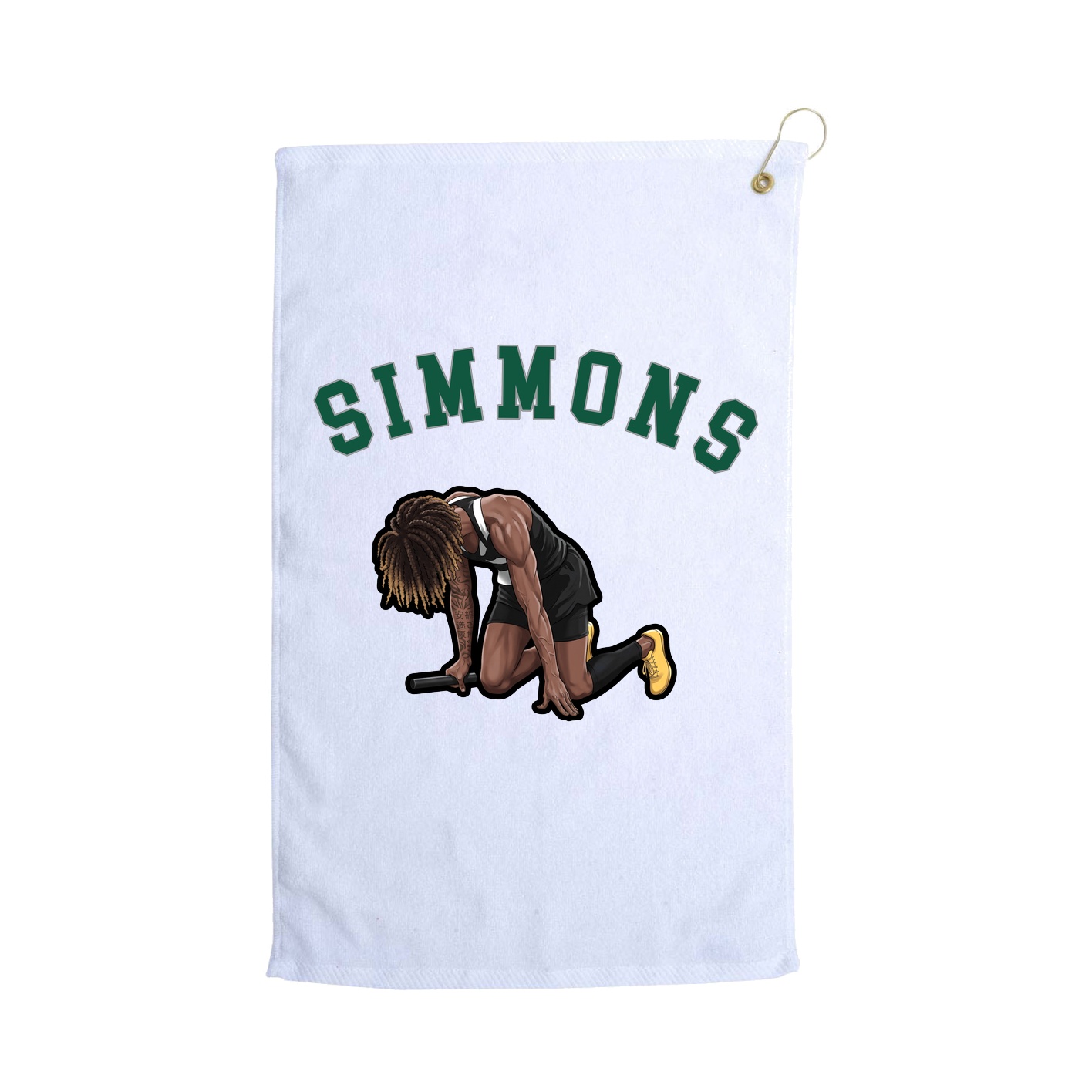 Golf Towel — Shirsey Arch in White