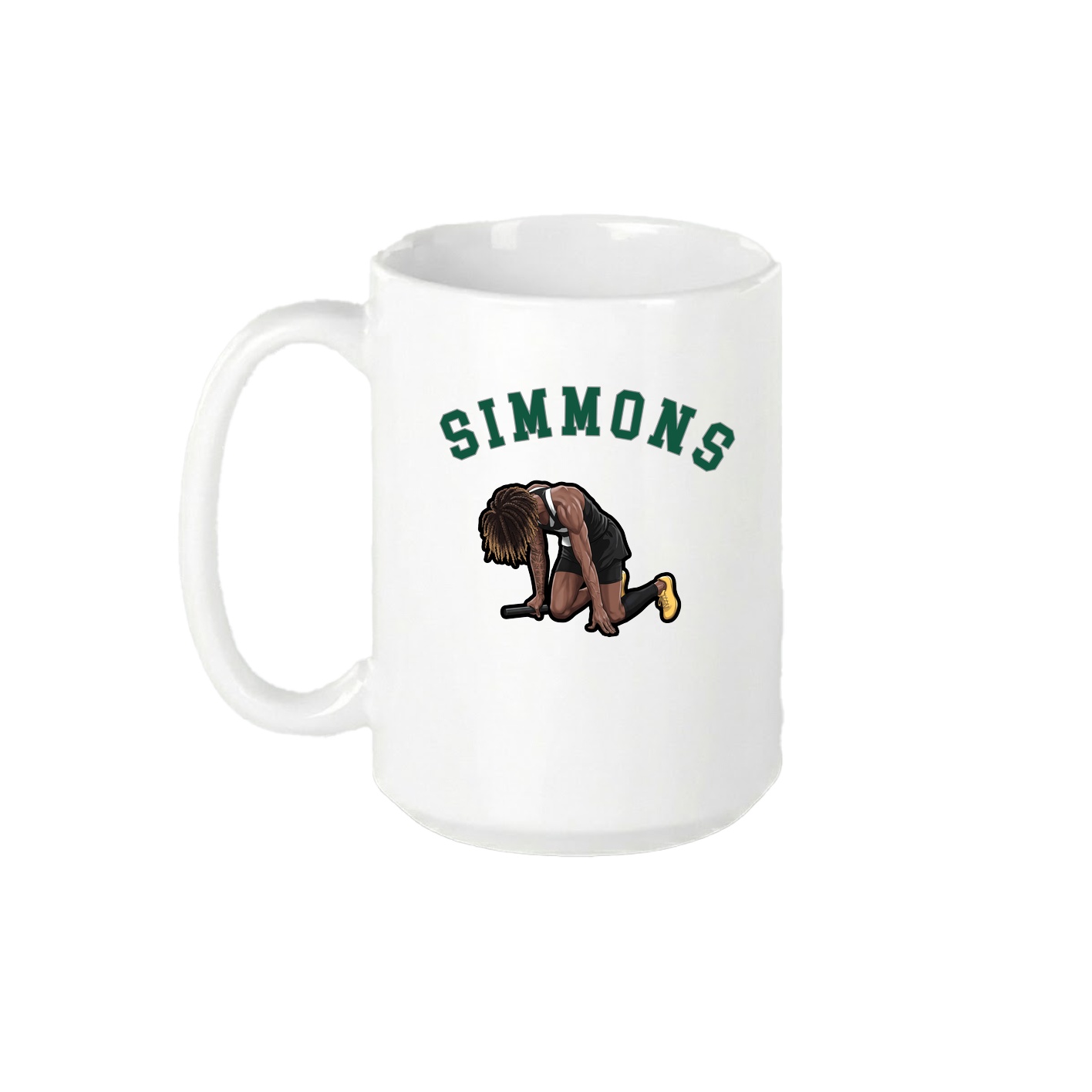 15oz Coffee Mug — Shirsey Arch in White