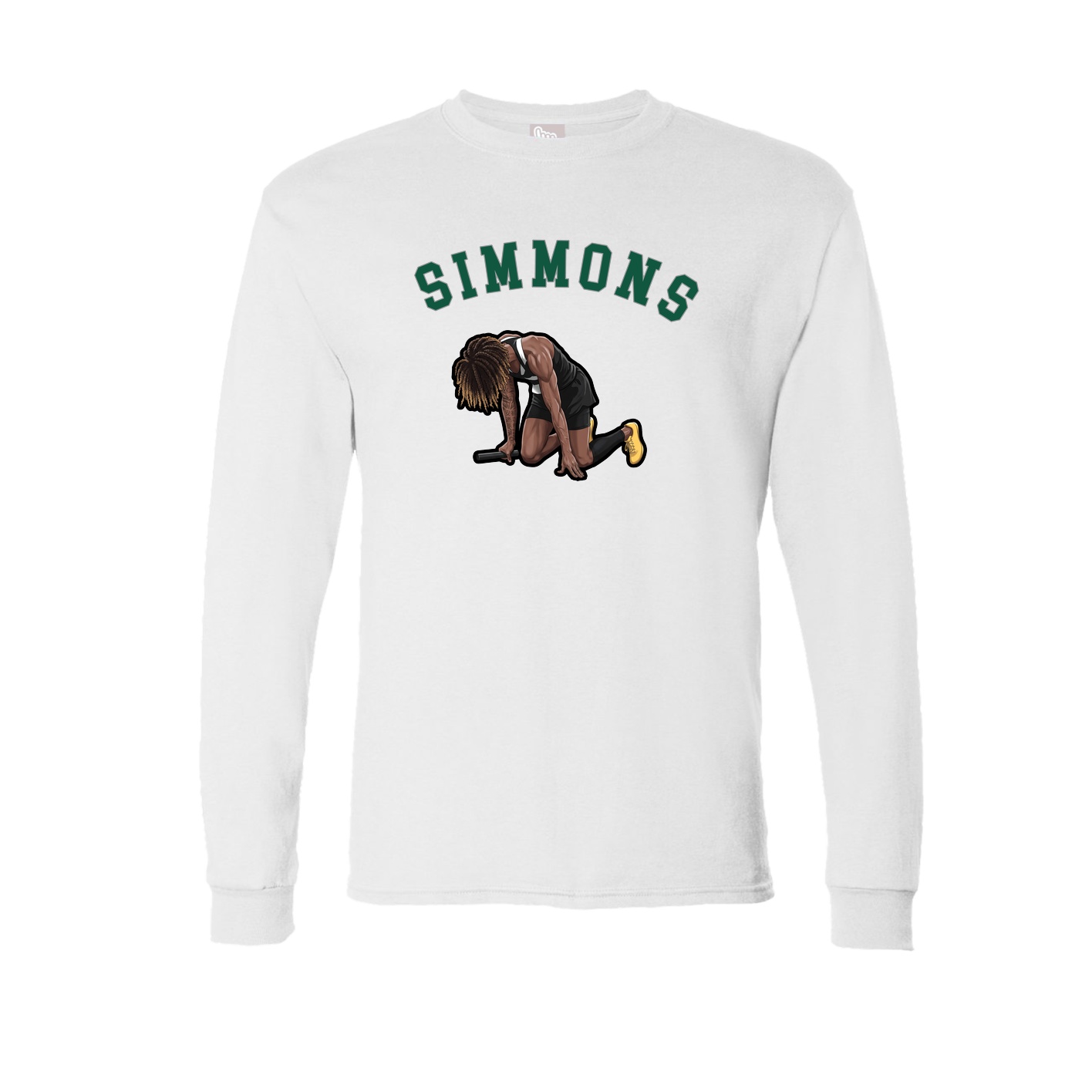 Long Sleeve Tee — Shirsey Arch in White