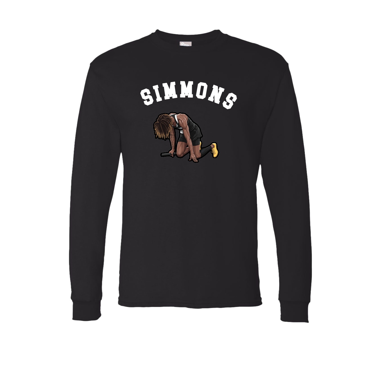 Long Sleeve Tee — Shirsey Arch in Black