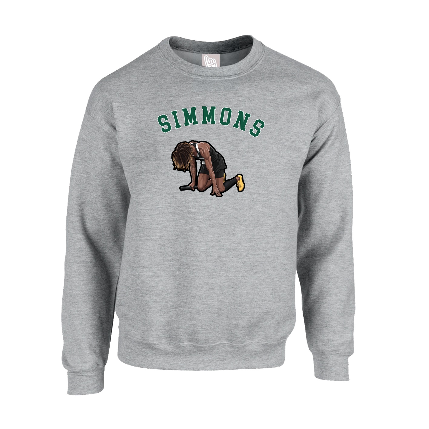 Fleece Crew — Shirsey Arch in Grey